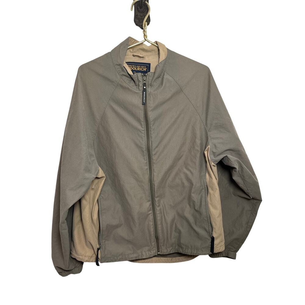 Vintage Woolrich John Rich And Bros Men’s Fieldstone Lightweight Front Zip L